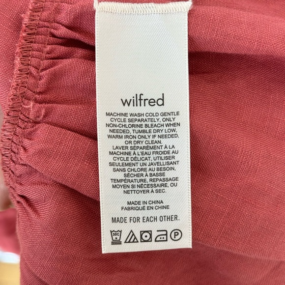 Aritzia Organic Linen Tempest Dress Size M - Picture 4 of 7